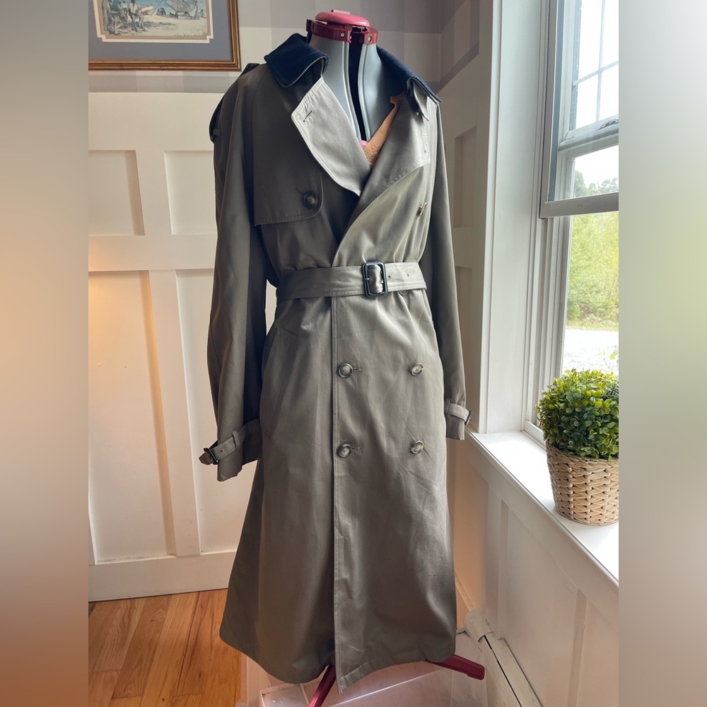 Ralph Lauren Olive Trench Coat